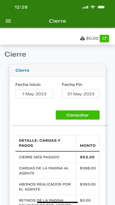 Sorti Reporte Screenshots