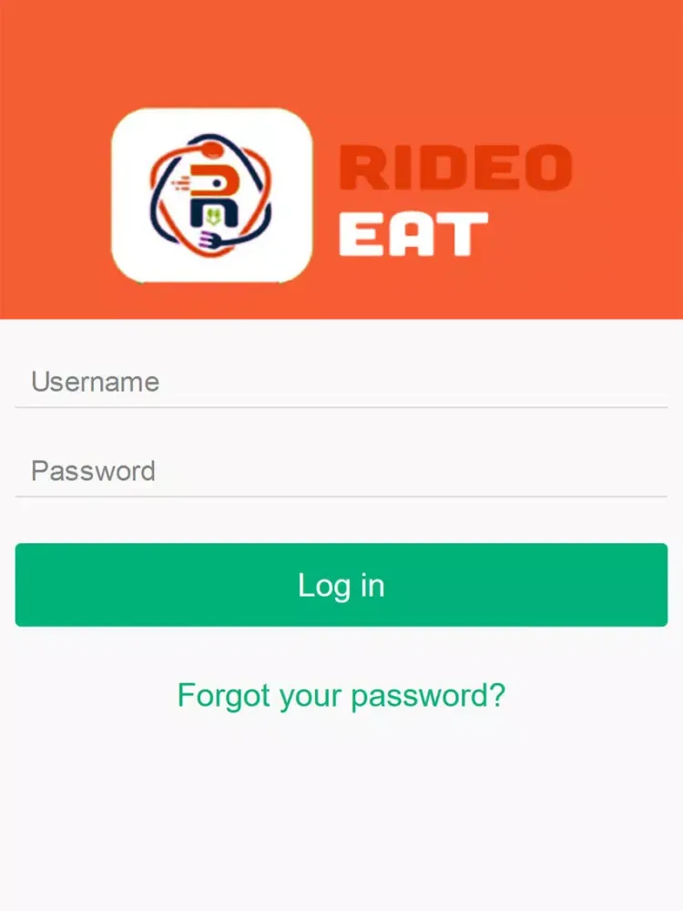 RideoEat Merchant iPad  Screenshots