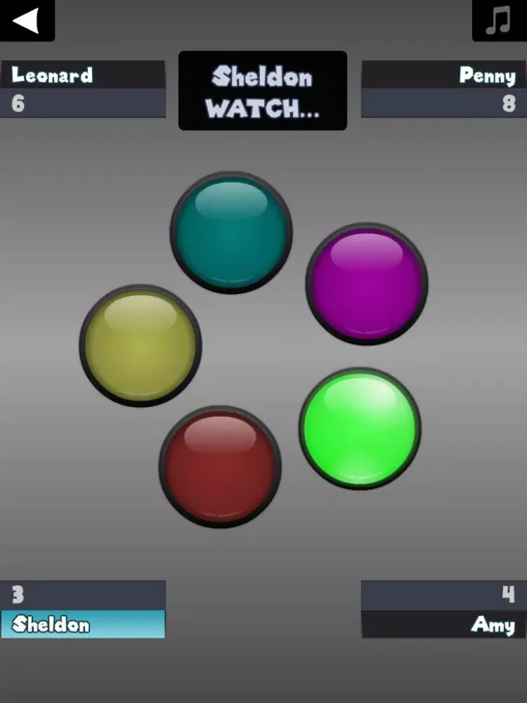 Ảnh chụp màn hình của Simon Party: Remake Classic Memory Skill Game iPad 