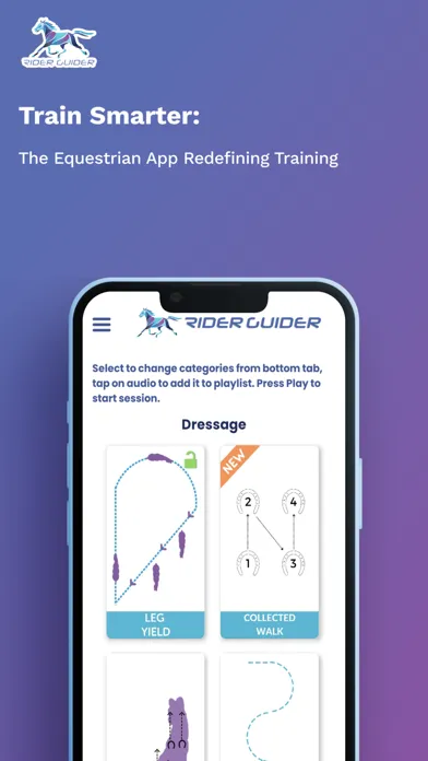 Ảnh chụp màn hình của Rider Guider Equestrian App