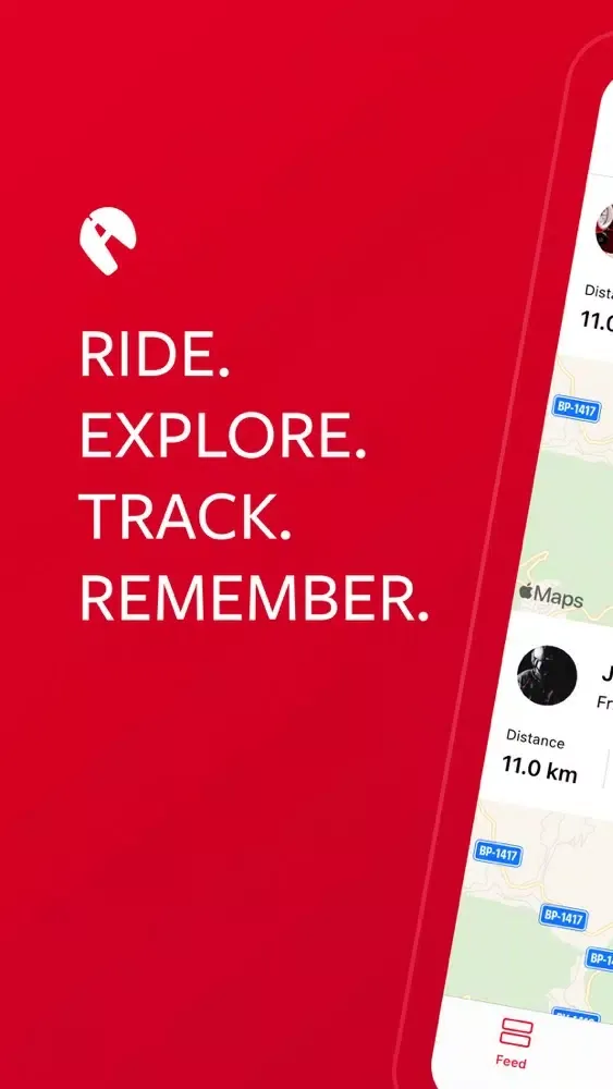 Captures d'écran de Riderly: Track your rides