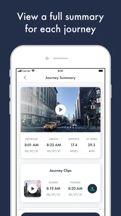 Ảnh chụp màn hình của RideSafe: #1 Dash Cam App