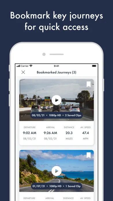 Ảnh chụp màn hình của RideSafe: #1 Dash Cam App