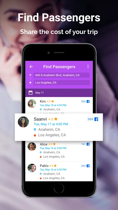 Captures d'écran de gobyRIDE-rideshare anywhere!