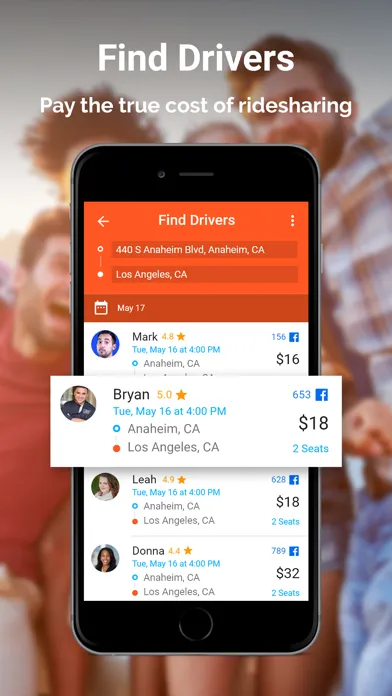 Captures d'écran de gobyRIDE-rideshare anywhere!