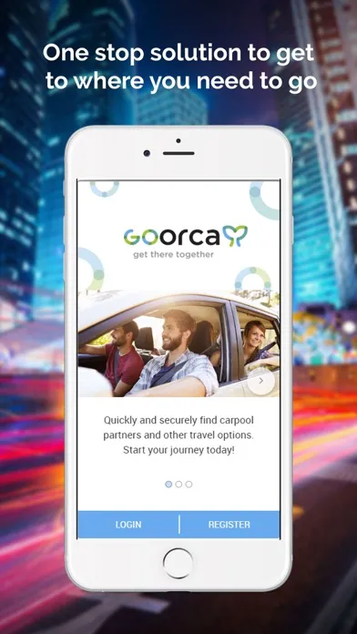 Tangkapan layar Go Orca - ridesharing
