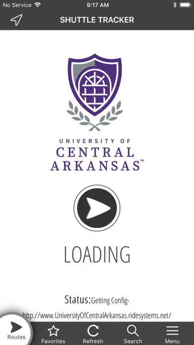 Capturas de pantalla de UCA Shuttle