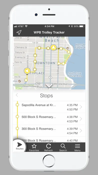 WPB Trolley Tracker سکرین شاٹس