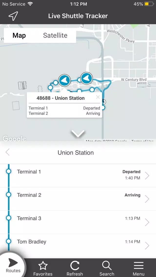 صور FlyAway Bus Tracker