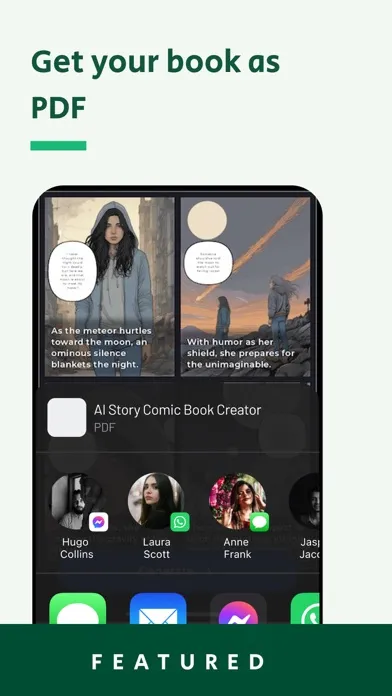 Ảnh chụp màn hình của AI Story Generator: Comic Book