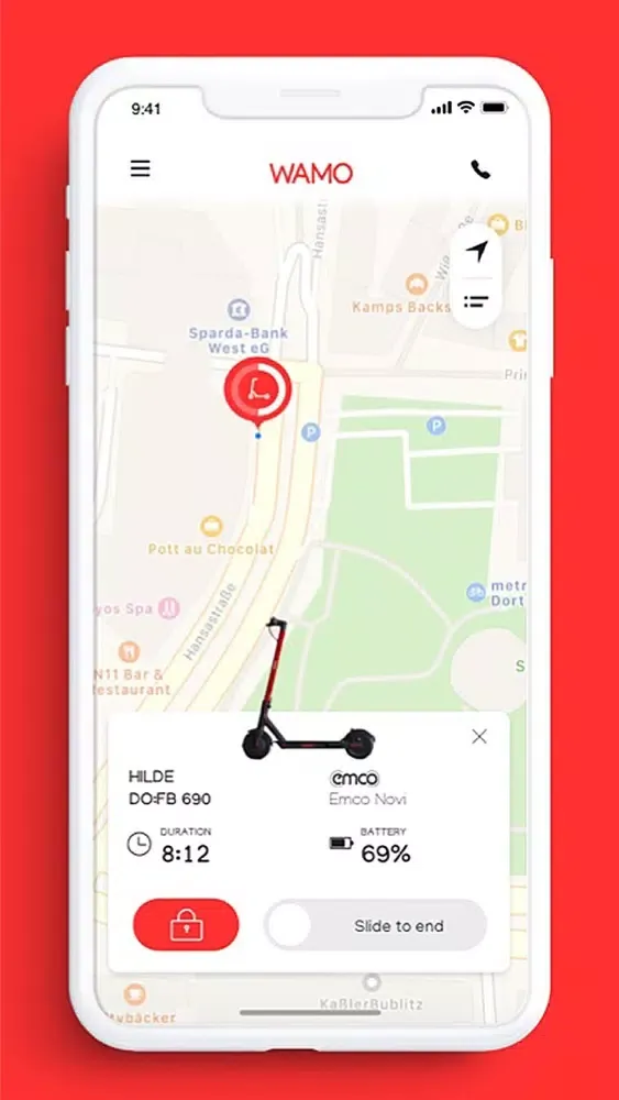 WAMO: E-Scooter leihen Ekran Görüntüleri