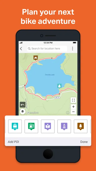 Ảnh chụp màn hình của Ride with GPS: Bike Navigation