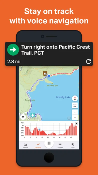 Ảnh chụp màn hình của Ride with GPS: Bike Navigation