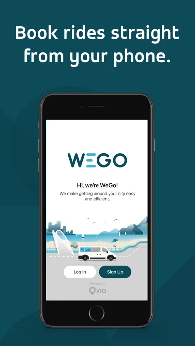 Tangkapan skrin WeGo Powered by Via