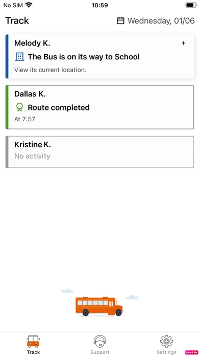 NYC School Bus Screenshots