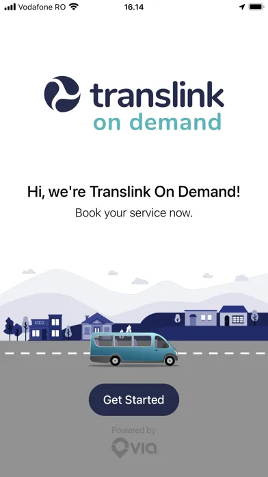 Tangkapan skrin Translink On Demand