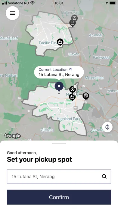 Tangkapan skrin Translink On Demand