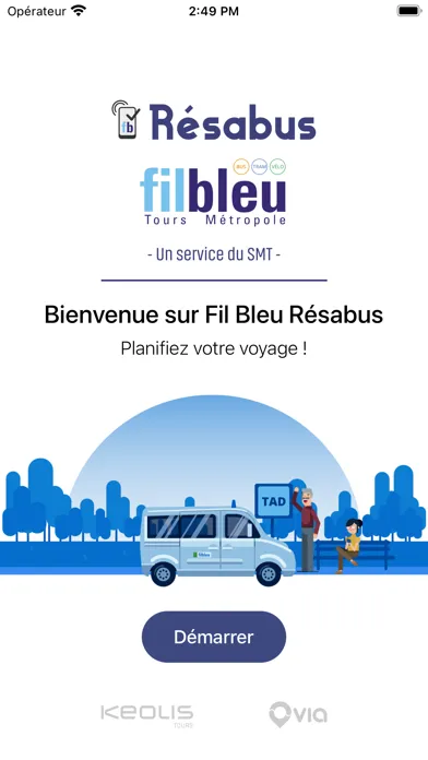 Fil Bleu Résabus سکرین شاٹس