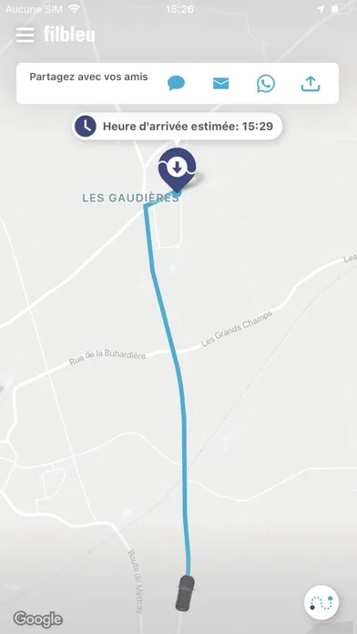 Fil Bleu Résabus سکرین شاٹس