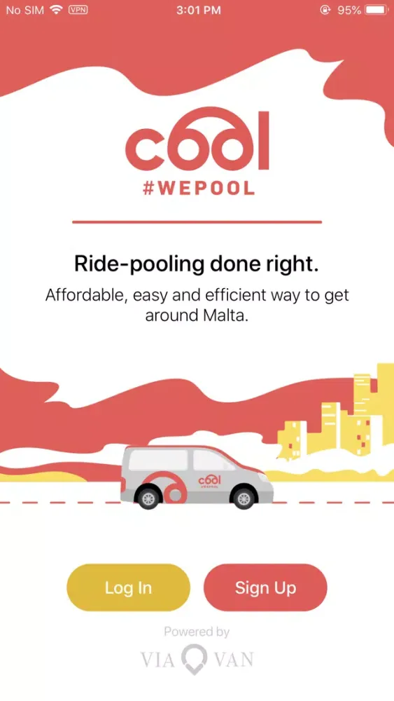 Captures d'écran de Cool Ride-Pooling