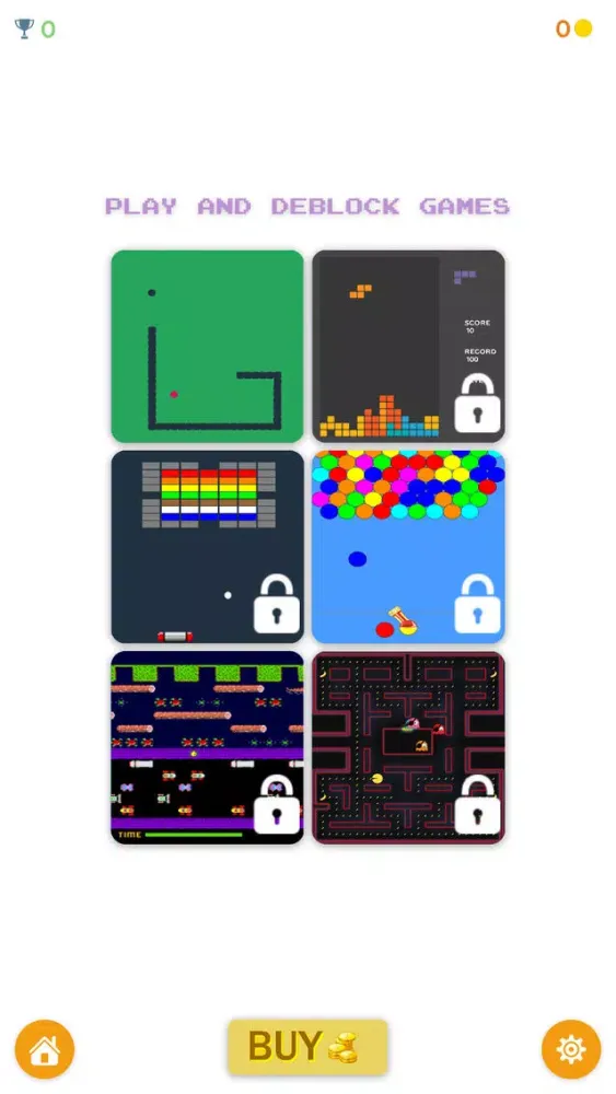 ภาพหน้าจอของ BeoGames : Best Old Arcade Games
