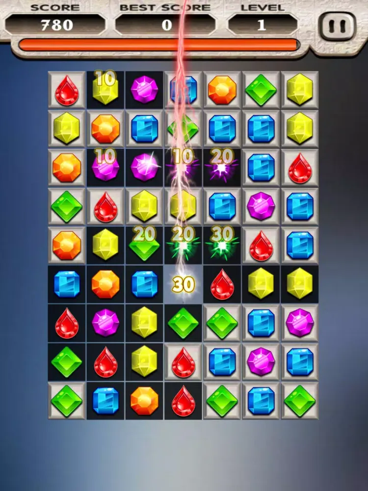 Jewels Pop Mania : Match 3 Puzzle iPad  سکرین شاٹس