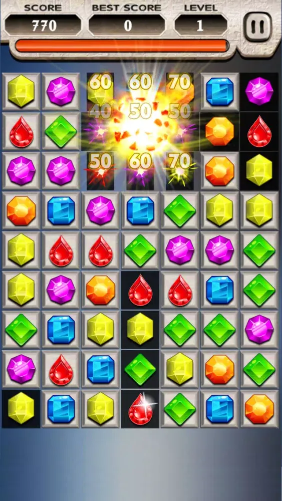 Jewels Pop Mania : Match 3 Puzzle سکرین شاٹس