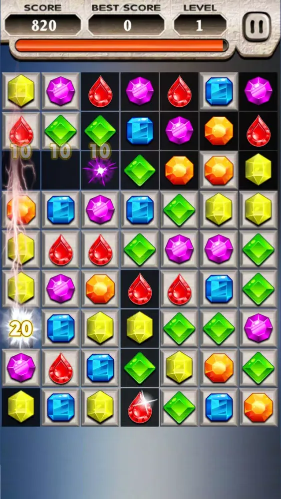 Jewels Pop Mania : Match 3 Puzzle سکرین شاٹس