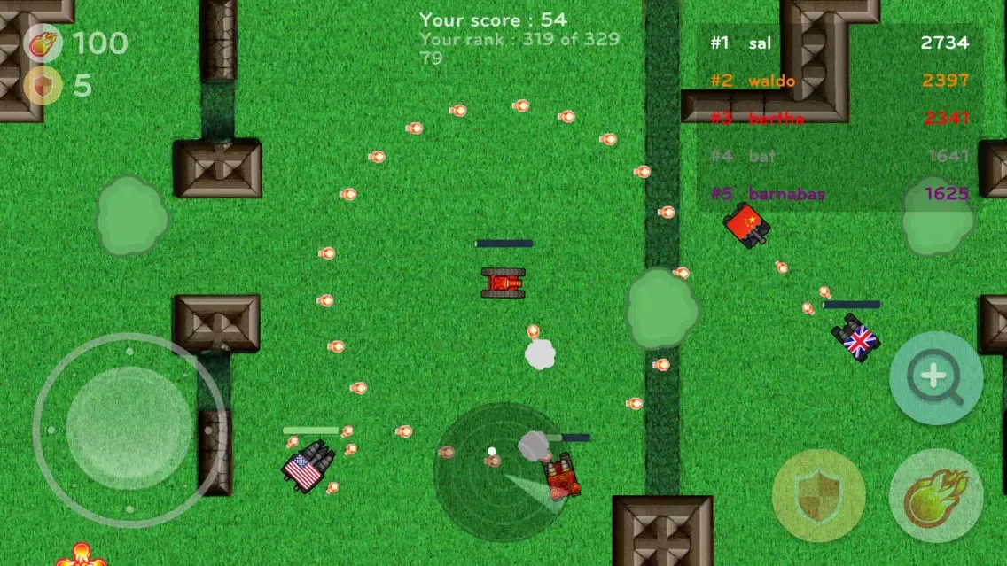 iTanky.IO - Best Online Multiplayer Battle War Game for Slither.IO应用截图