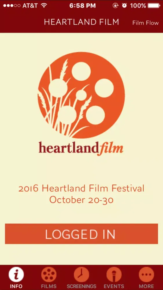 Capturas de pantalla de Heartland Film Festival App