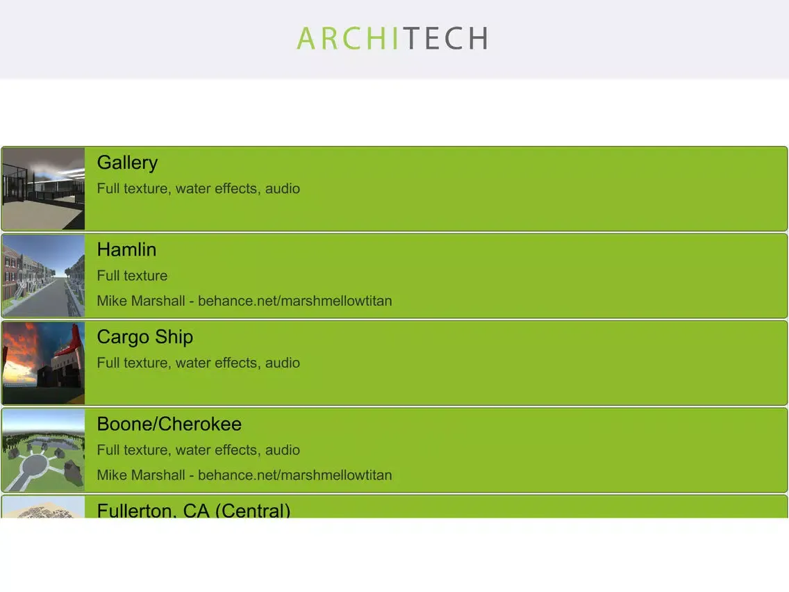 Tangkapan skrin Architech 3D iPad 