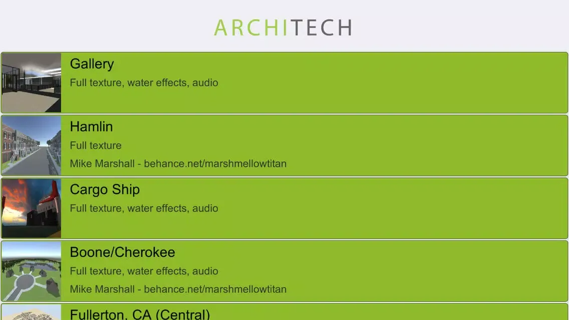 Tangkapan skrin Architech 3D
