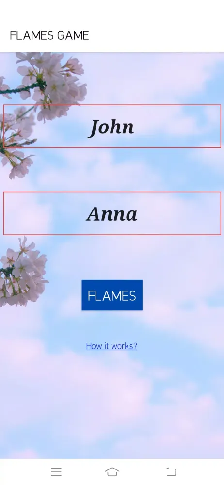 Flames Game スクリーンショット