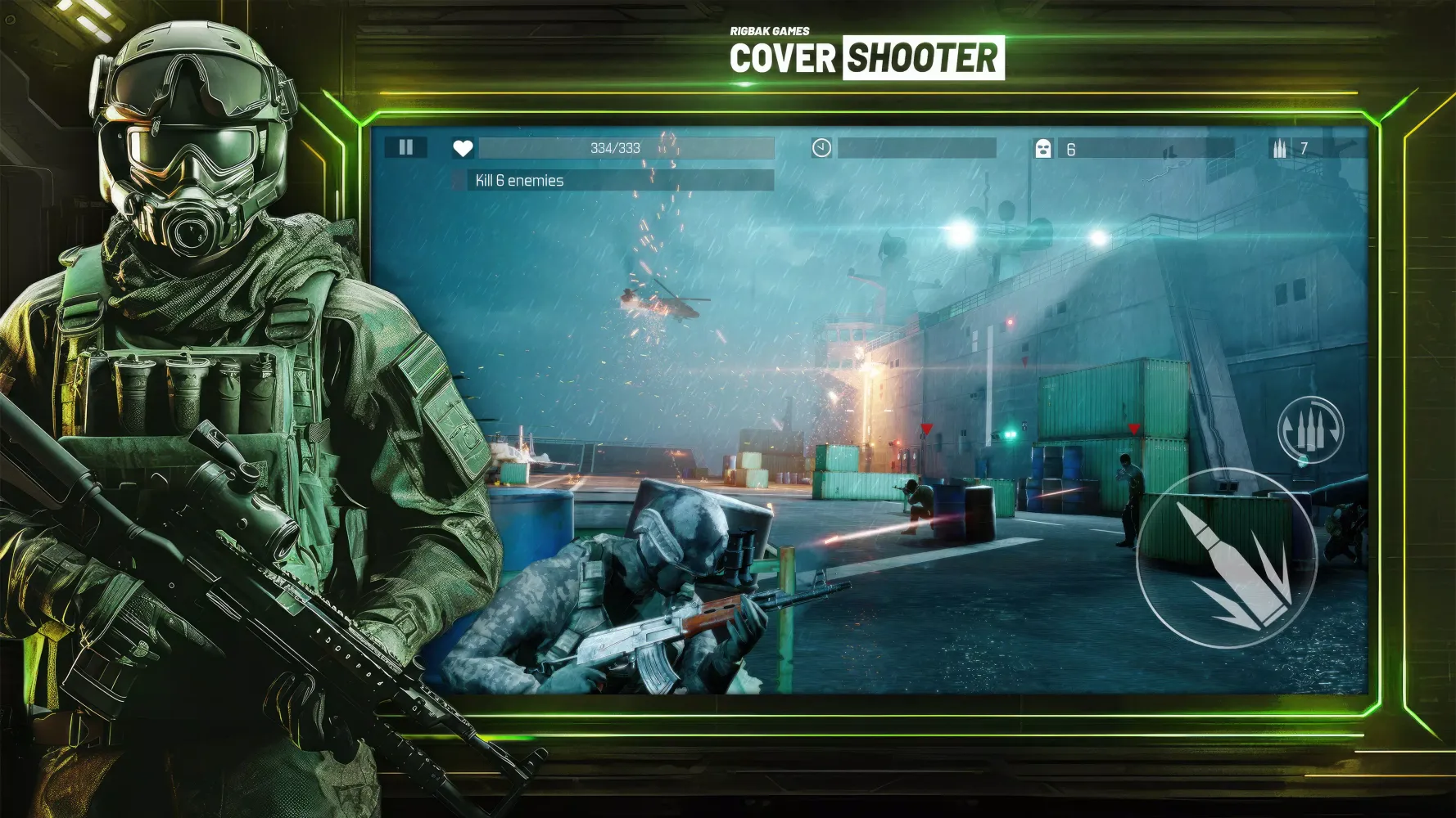 Capturas de tela do Cover Shooter: Gun Shooting