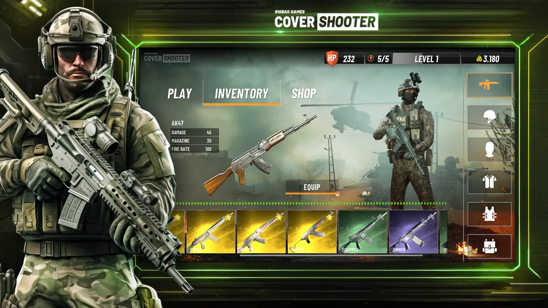 Capturas de tela do Cover Shooter: Gun Shooting
