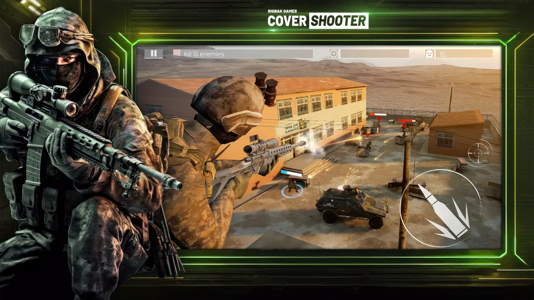 Capturas de tela do Cover Shooter: Gun Shooting