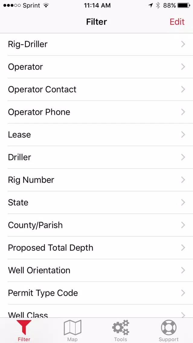 RigData Mobile Screenshots