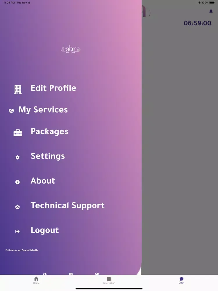 LABRA Provider iPad  Screenshots