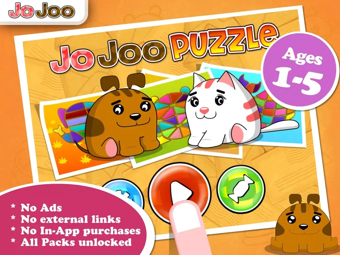Tangkapan layar JoJoo Puzzle For Kids iPad 