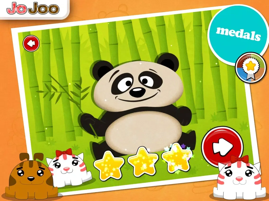 Tangkapan layar JoJoo Puzzle For Kids iPad 