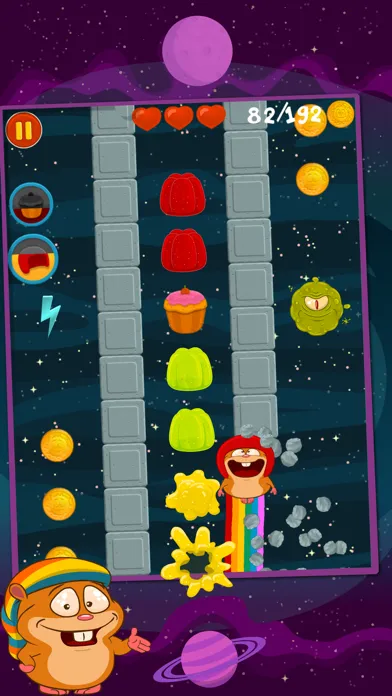 Capturas de tela do Rainbow Hamster