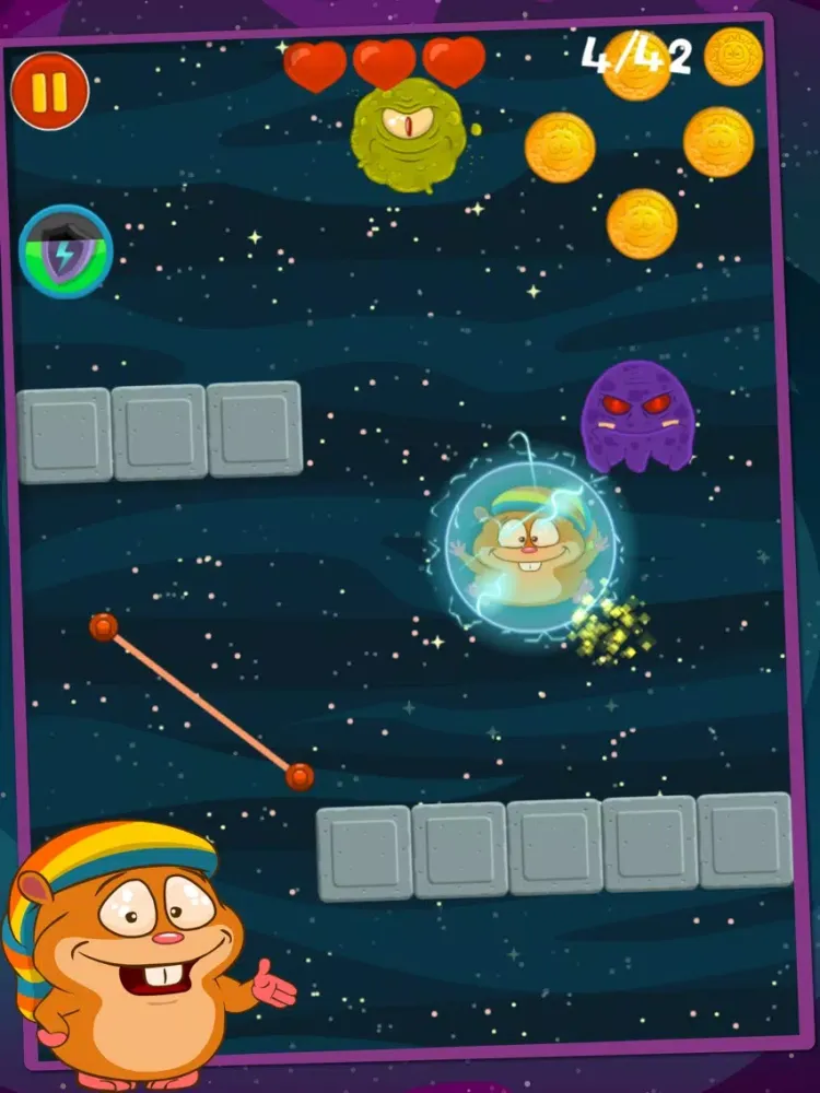 Rainbow Hamster For Kids iPad 应用截图