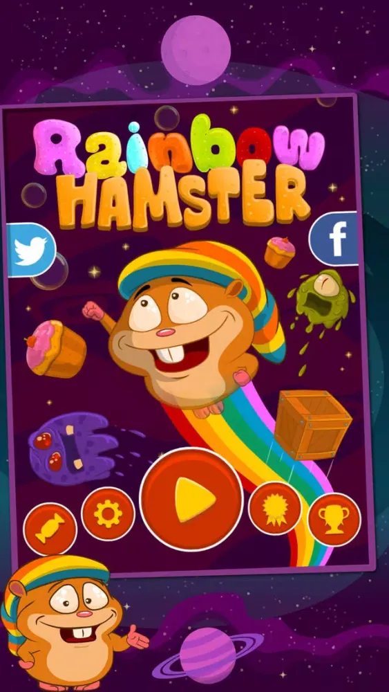 Rainbow Hamster For Kids应用截图