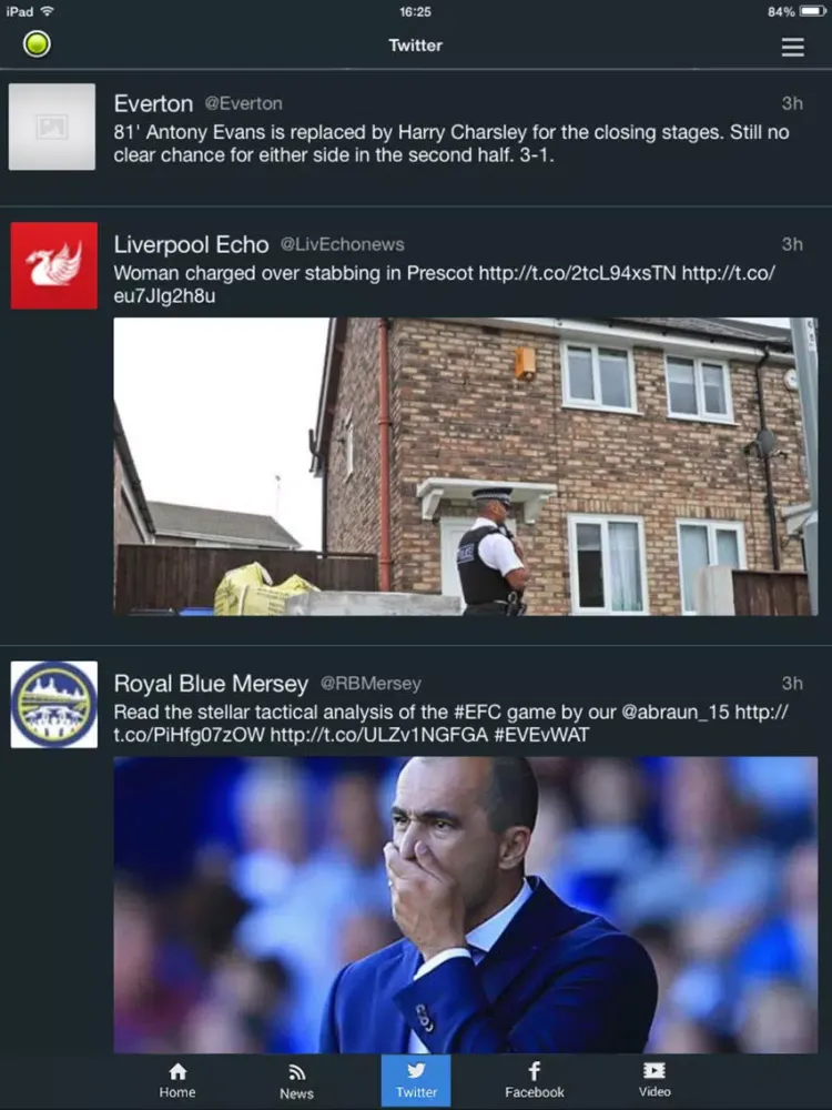 Sport RightNow - Everton Edition iPad  スクリーンショット