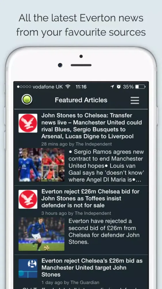 Sport RightNow - Everton Edition スクリーンショット