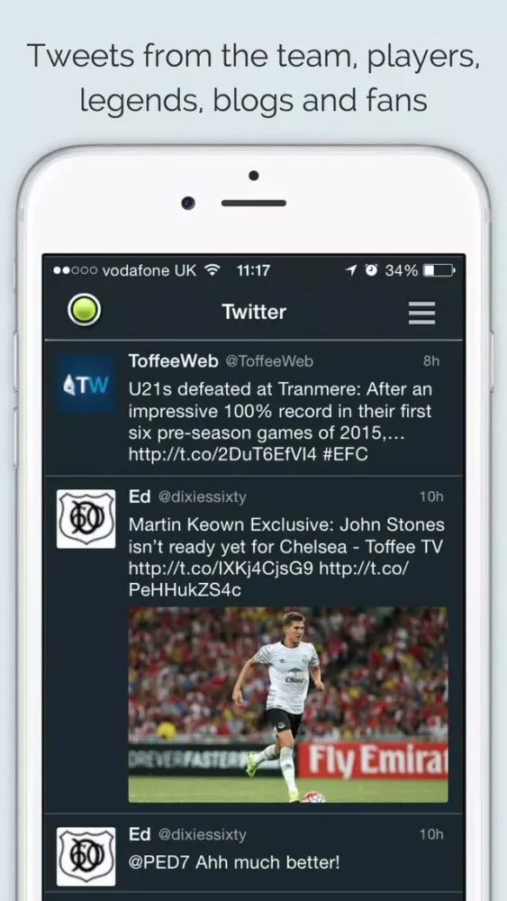 Sport RightNow - Everton Edition スクリーンショット