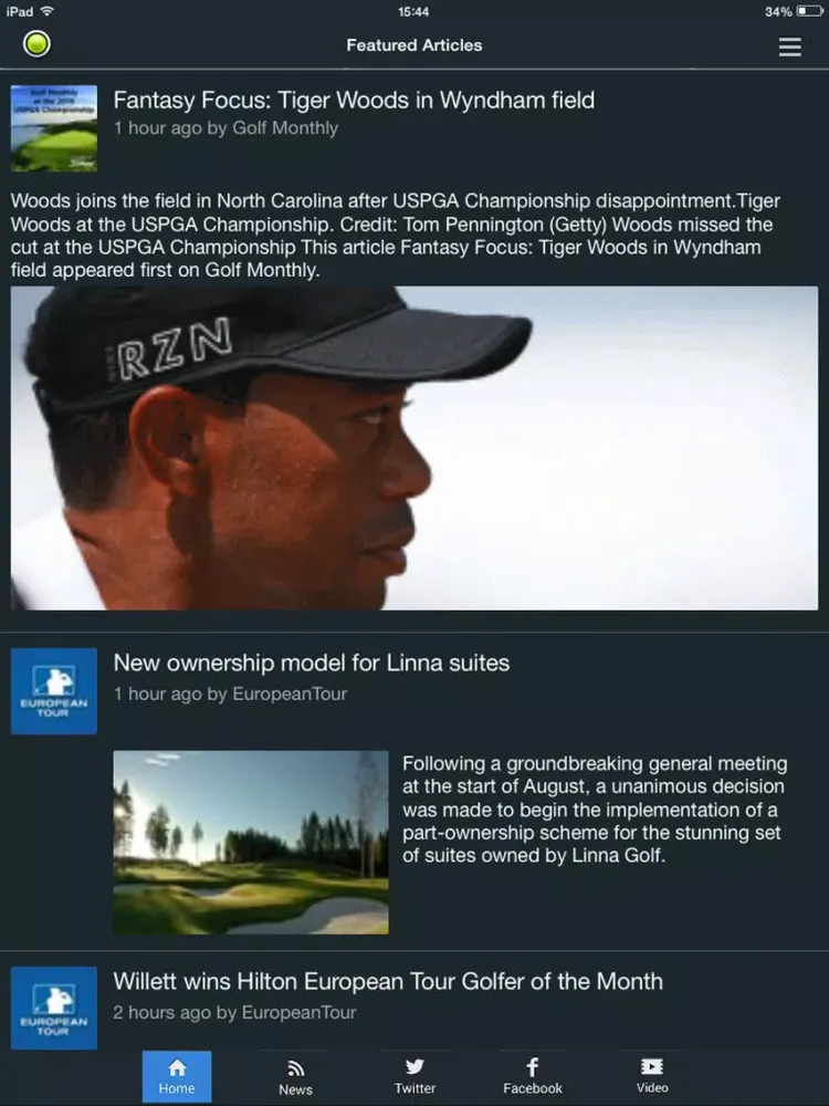 Golf RightNow iPad 应用截图