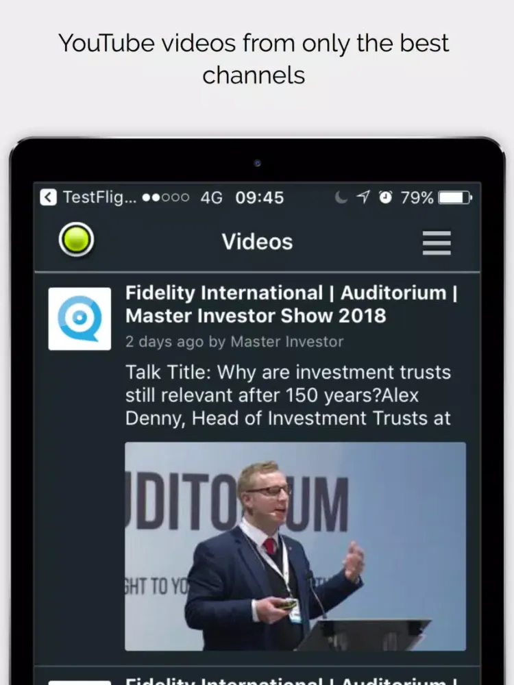 Screenshot di i Invest App iPad 