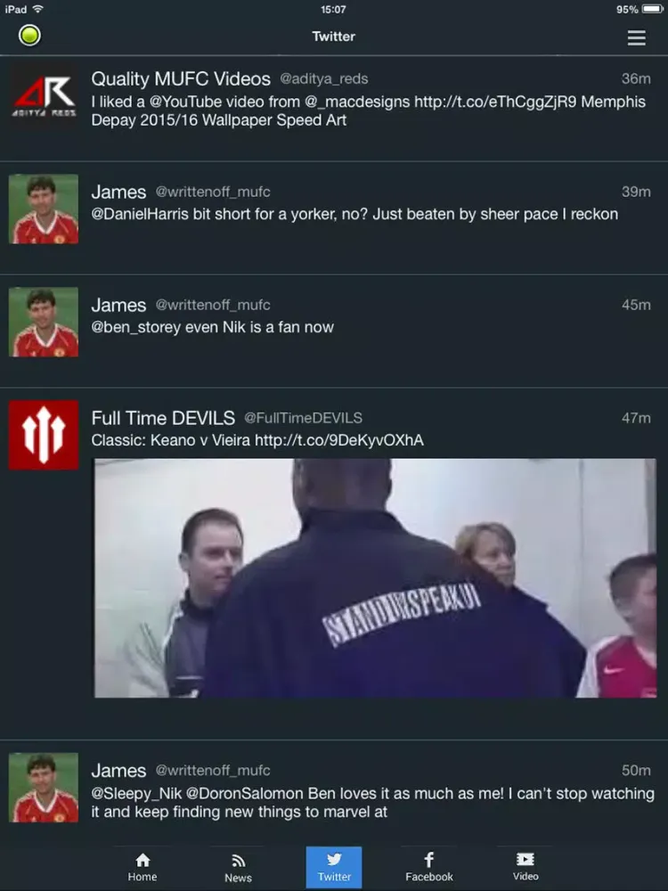Sport RightNow - Man Utd Edition iPad  سکرین شاٹس