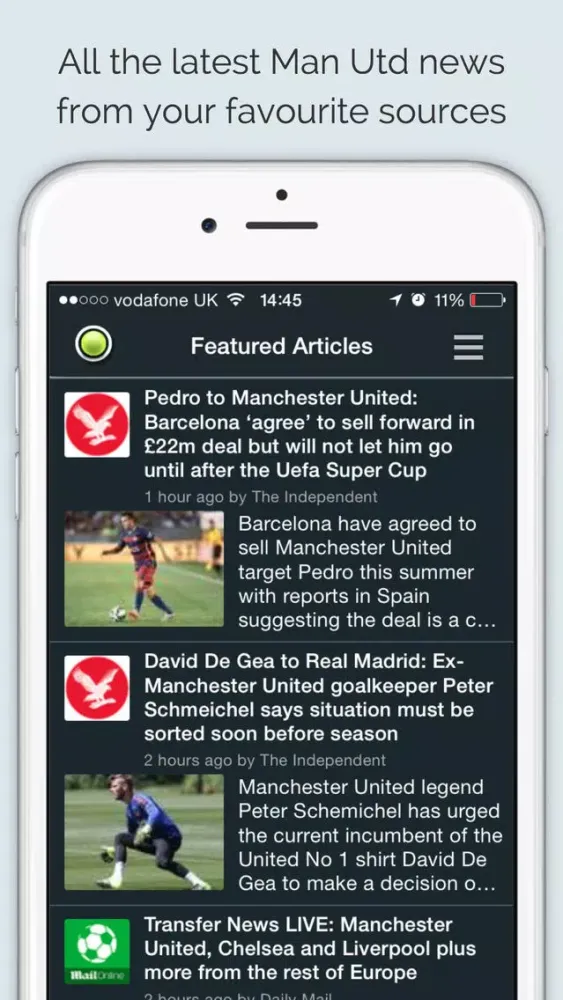 Sport RightNow - Man Utd Edition سکرین شاٹس